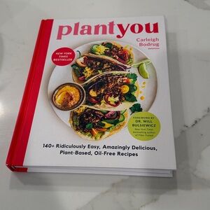 Brand New Vegan PlantYou Cookbook With Over 140 Recipes Hard Cover Book